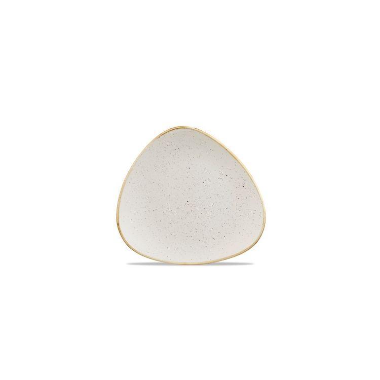 Stonecast Barley White triangular plate, 265mm