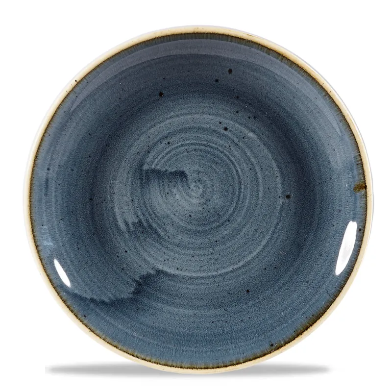 Stonecast Blueberry coupe plate, 165mm