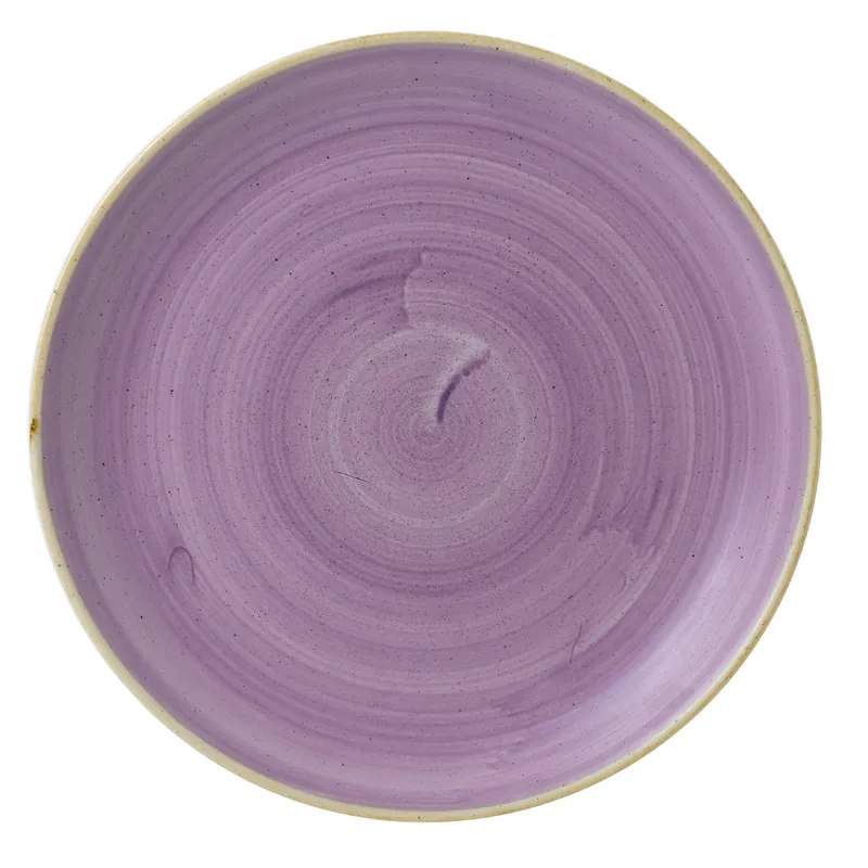 Stonecast Lavender coupe plate, 288mm