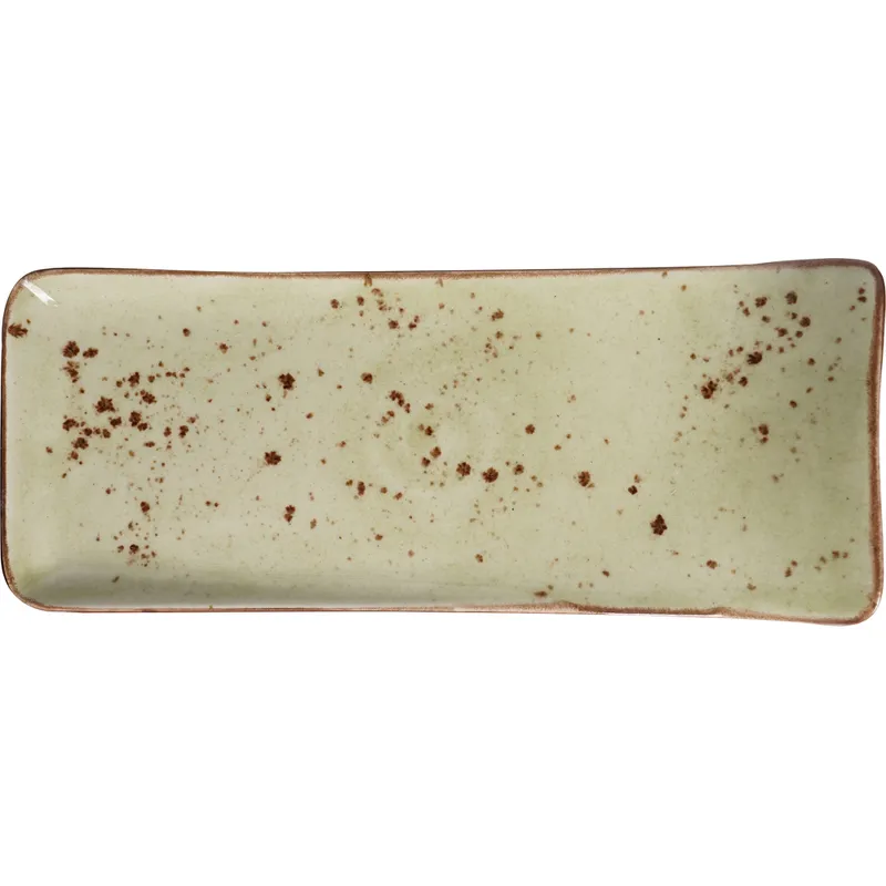 Olive serving plate 90mm, 215x90mm