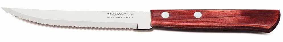 Steak/pizza knife set, 6 pcs - red