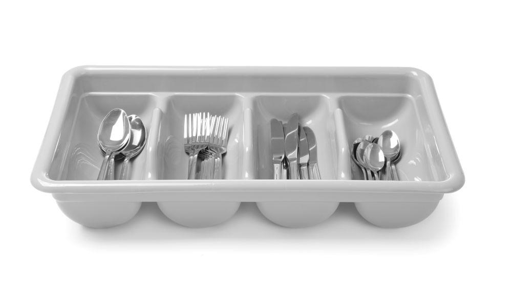 4-compartment cutlery box, 520x290x(H)95mm