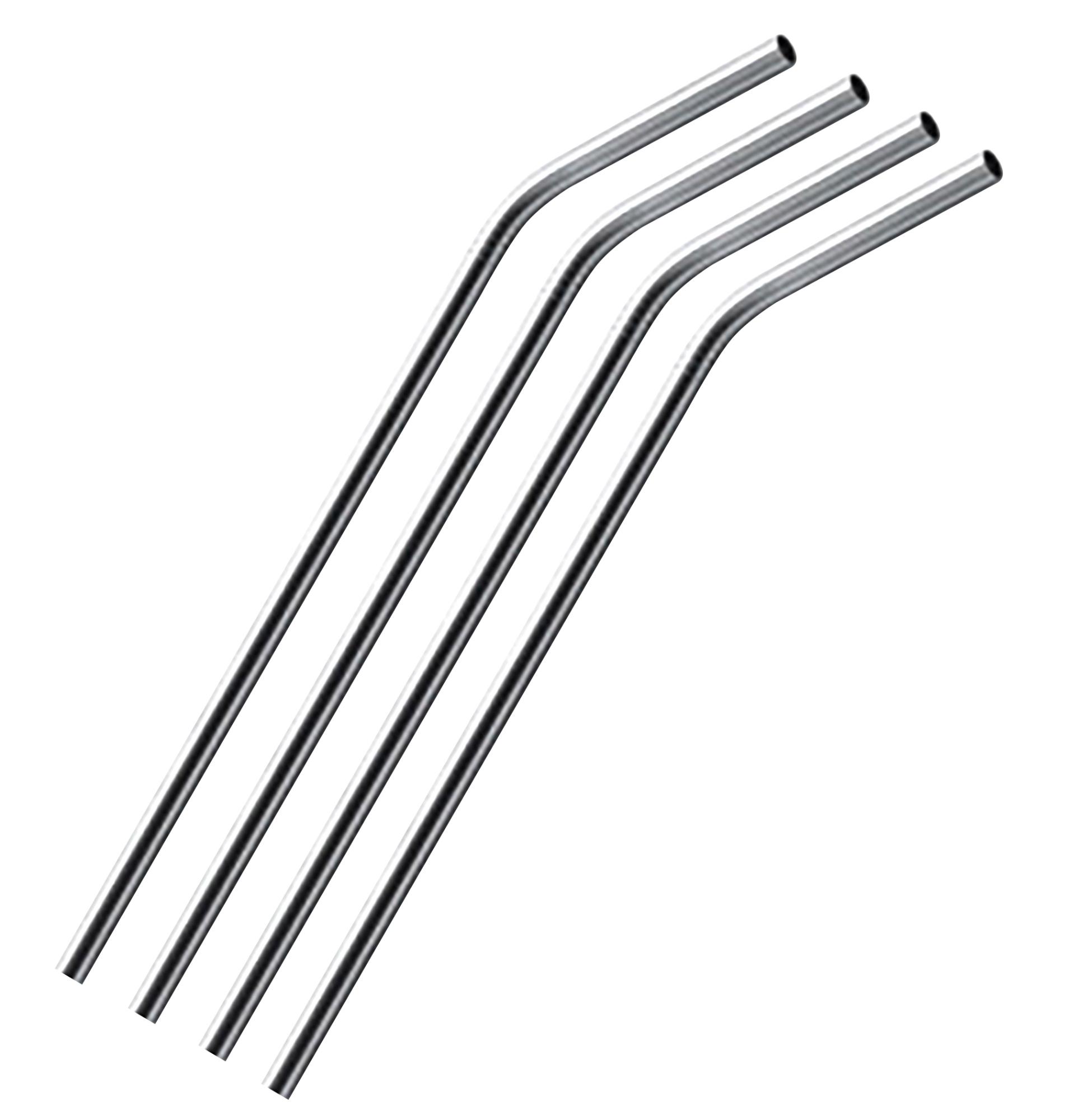 Metal cocktail straw - set of 4