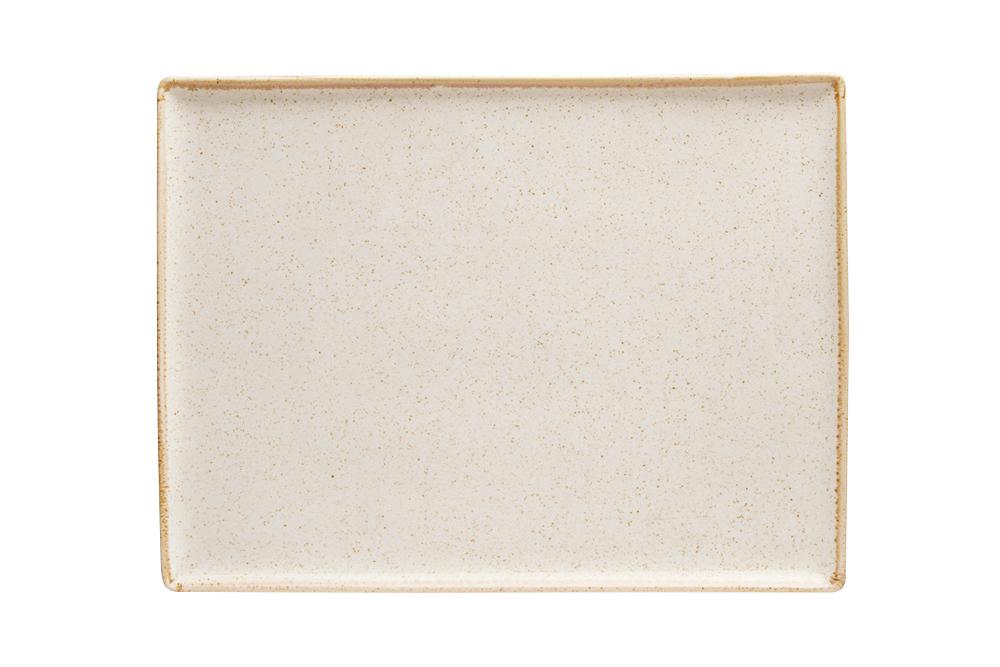 Sand rectangular tray, 180x130mm