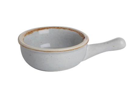 Ashen mini dish with handle, 60mm