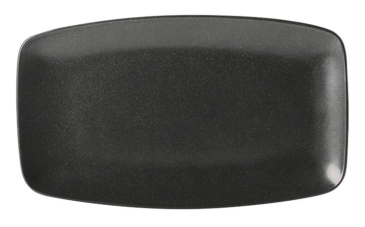 Coal rectangular platter, 310x180mm