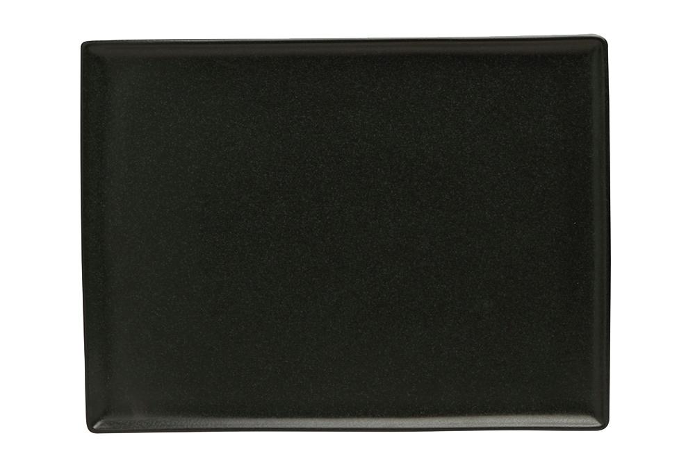 Coal rectangular plate, 180x130mm