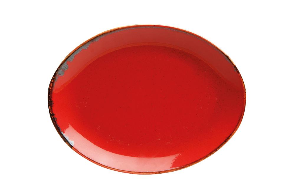 Magma oval plate, 240x190mm