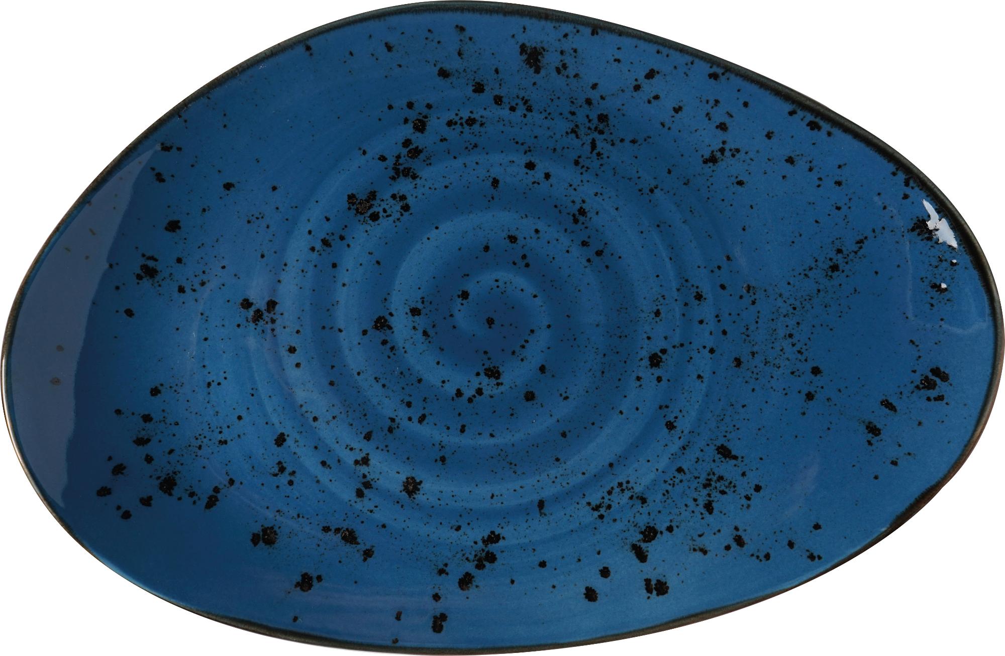 Iris organic shape plate, 350x210mm