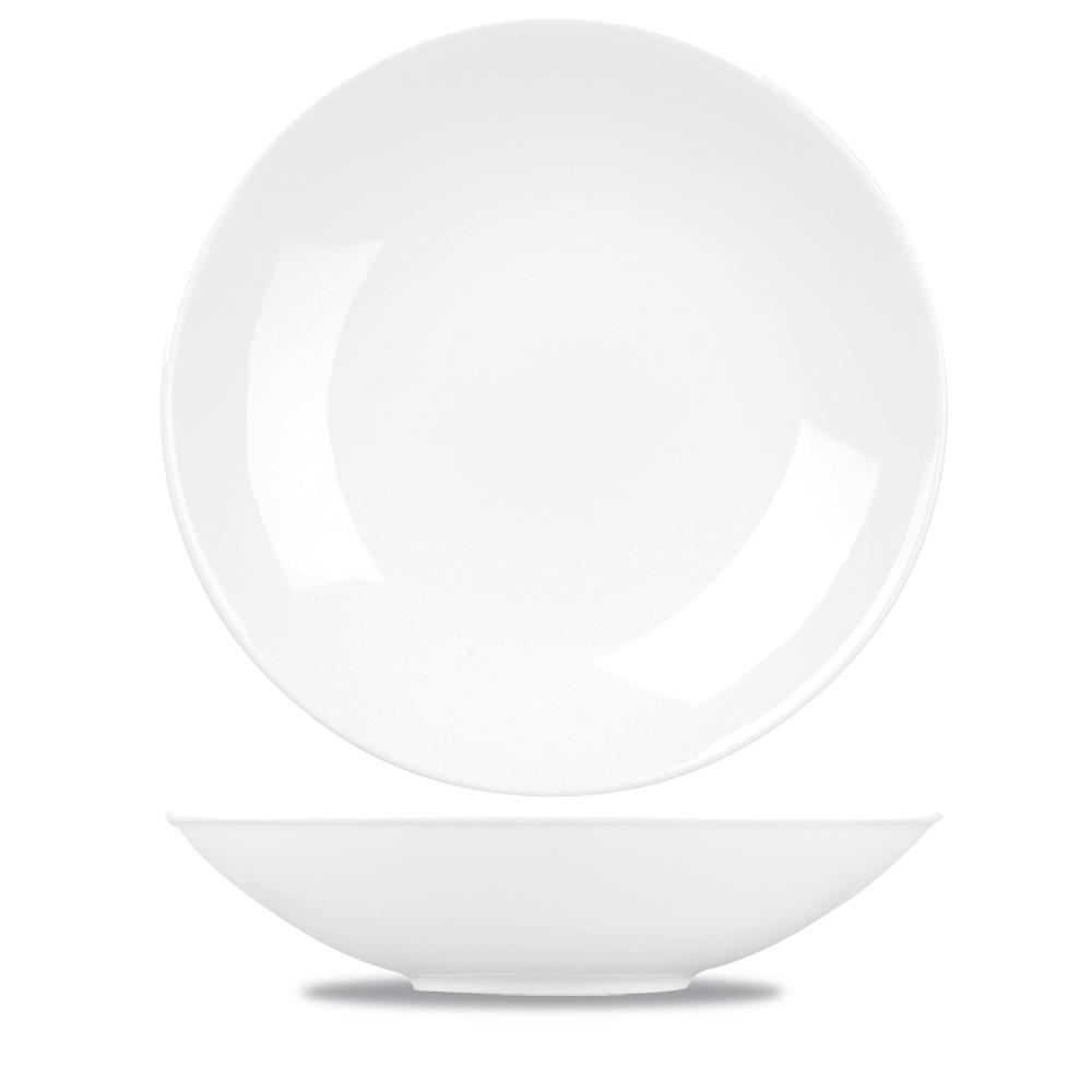 Alchemy Balance White coupe bowl, 265mm