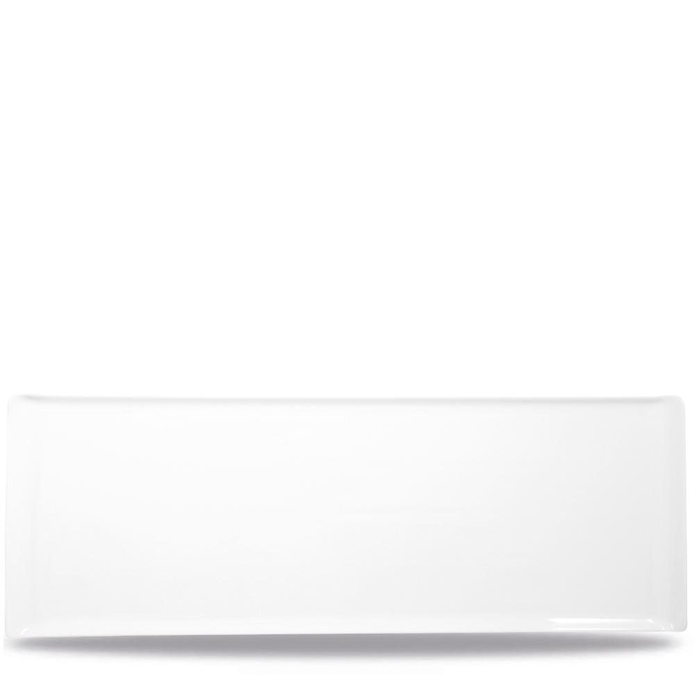 Alchemy Balance White Rectangle Buffet Tray, 300x145mm