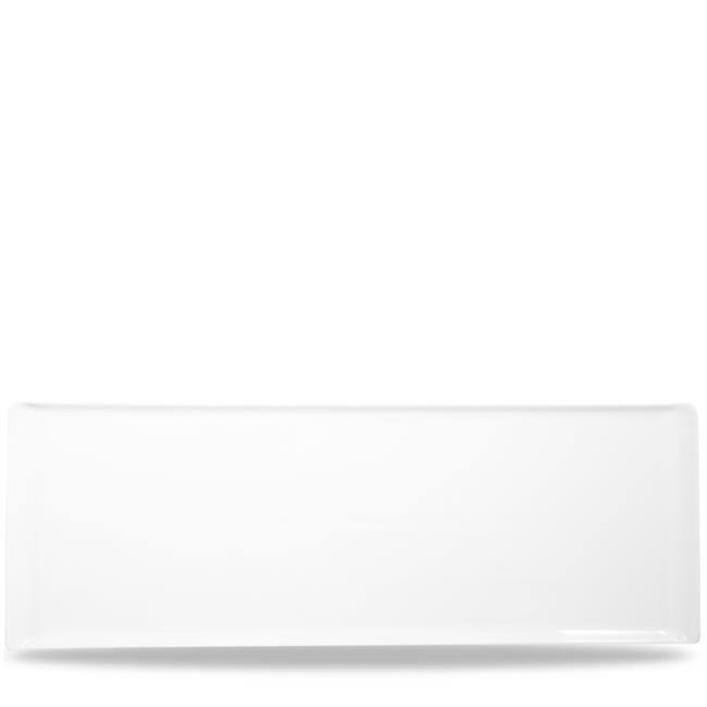 Alchemy Balance White Rectangle Buffet dish, 560x163mm