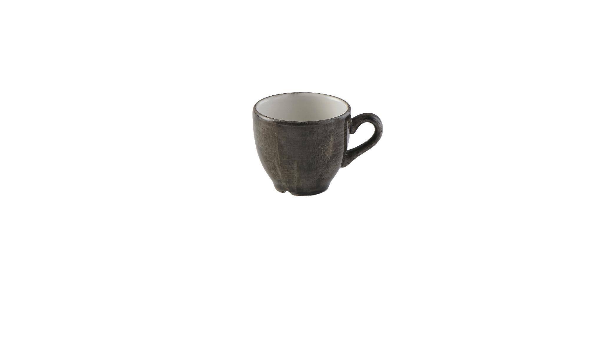 Stonecast Patina Iron Black espresso cup, 100ml