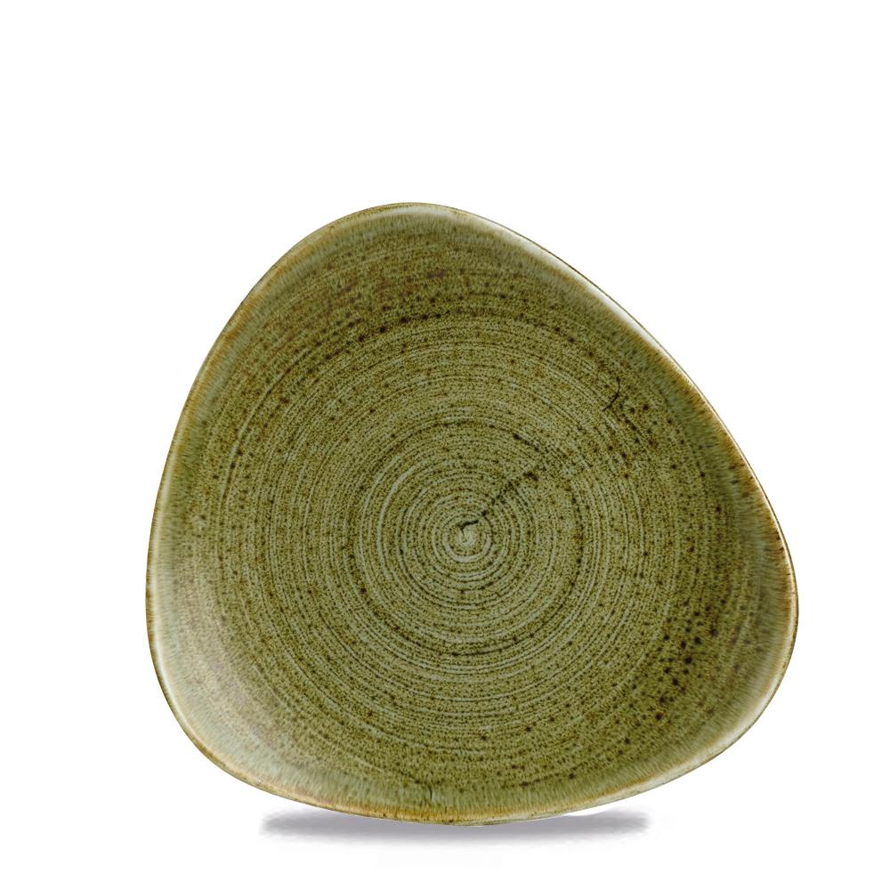 Stonecast Plume Green triangular plate, 229mm