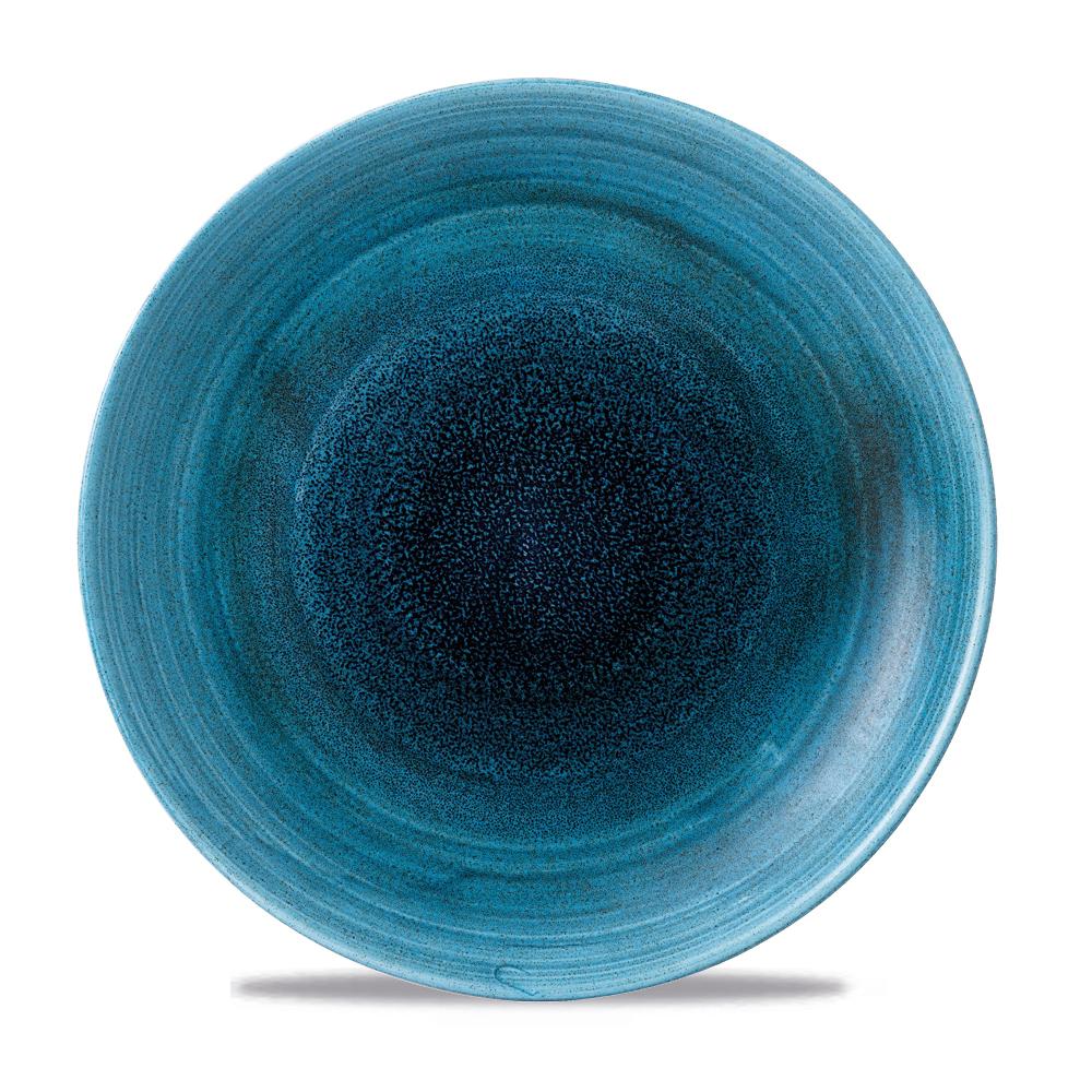 Stonecast Aqueous Lagoon coupe plate, 288mm