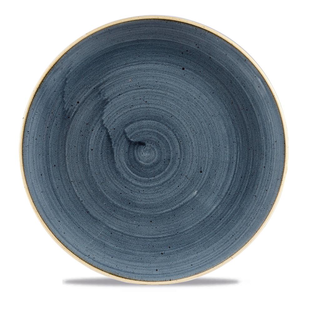 Stonecast Blueberry coupe plate, 260mm