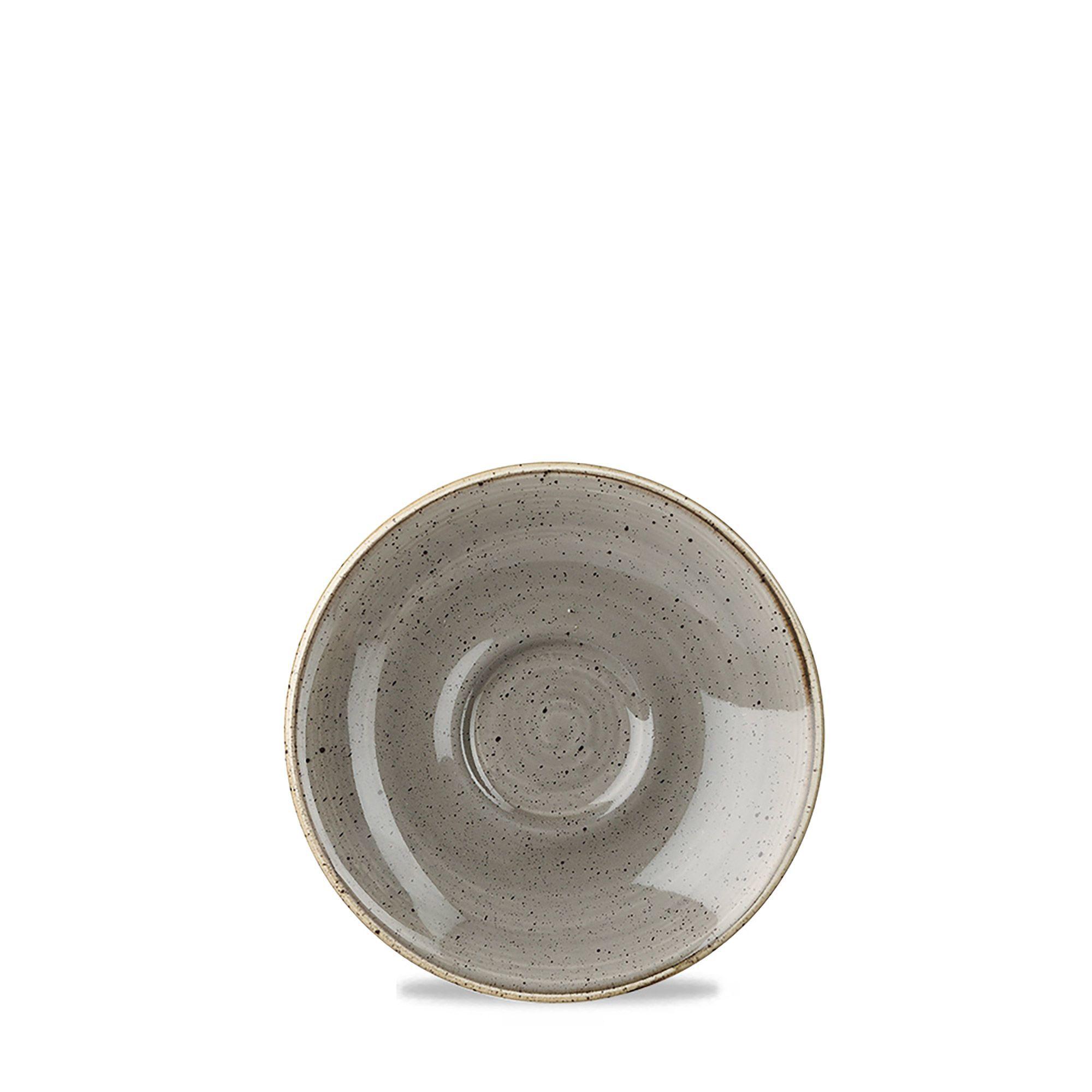 Stonecast Grey espresso saucer, 118mm