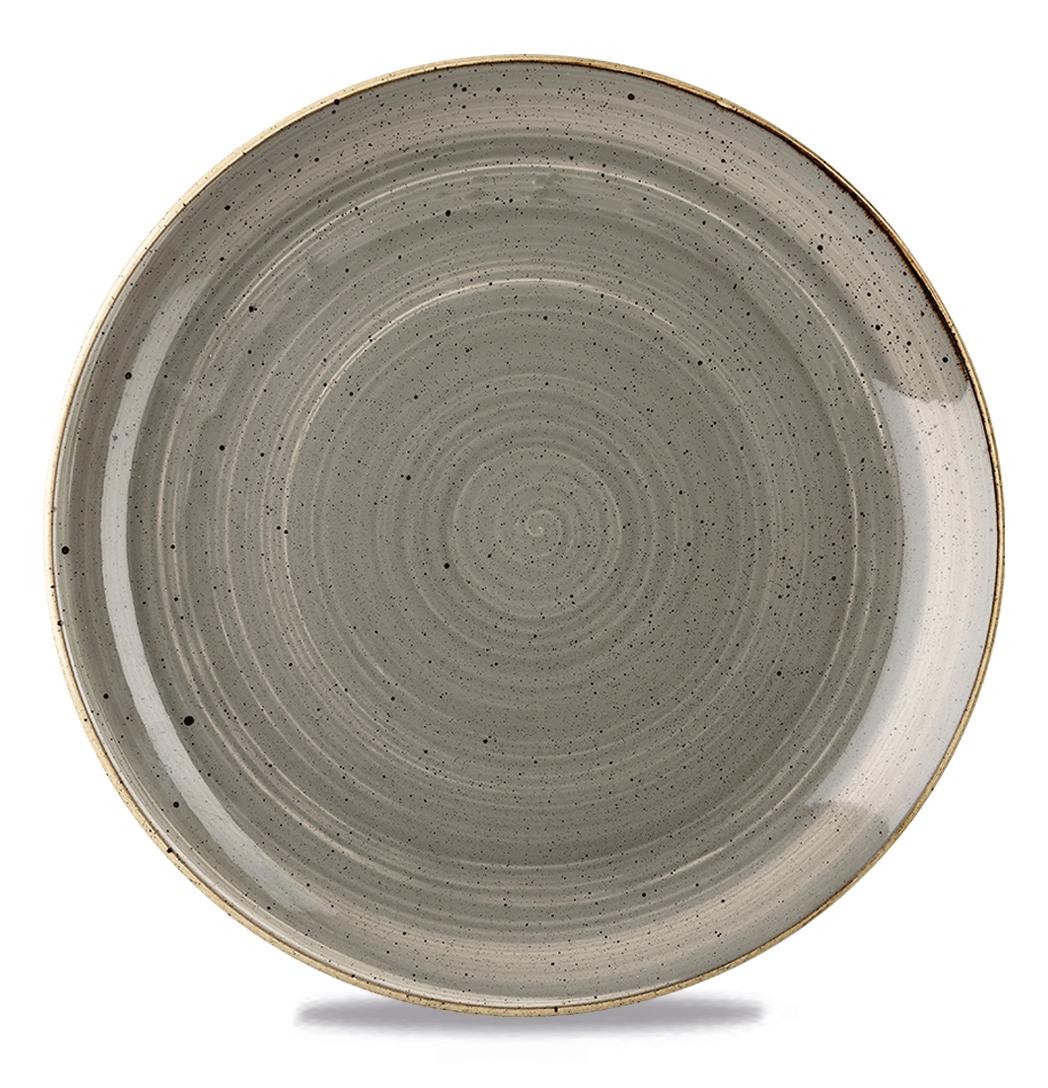 Stonecast Grey coupe plate, 288mm