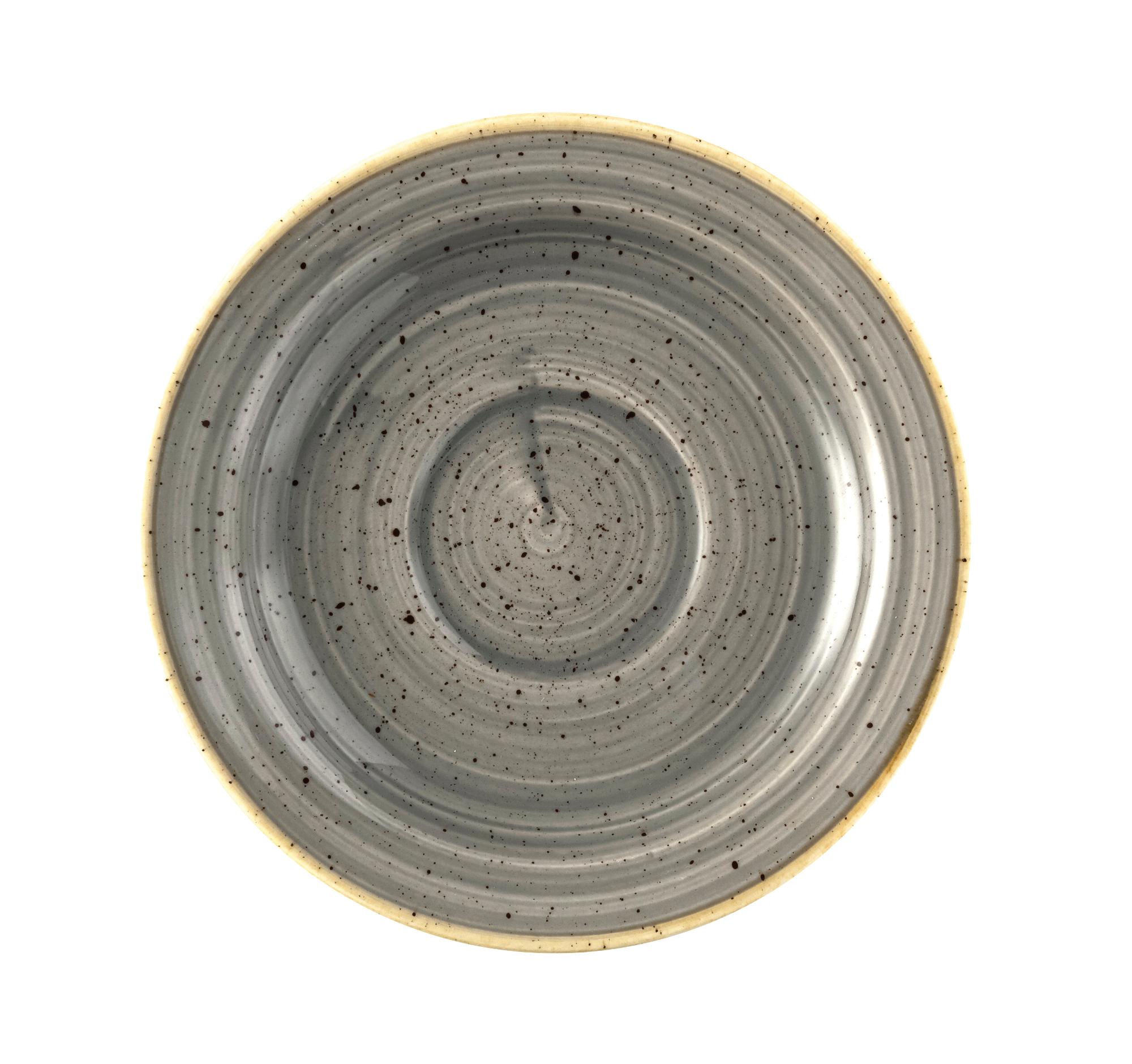 Stonecast Grey saucer, 150mm