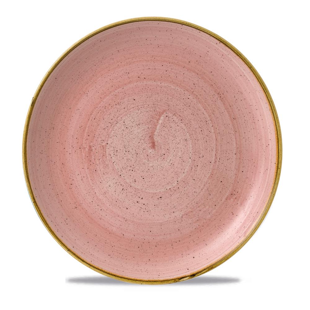 Stonecast Petal Pink coupe plate, 260mm