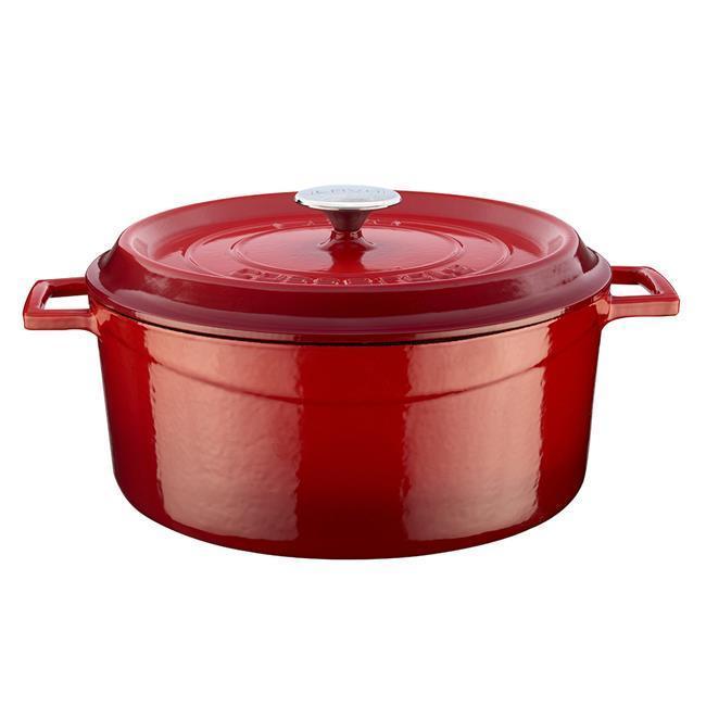 Cast iron round casserole dia. ( )28cm, 6700ml